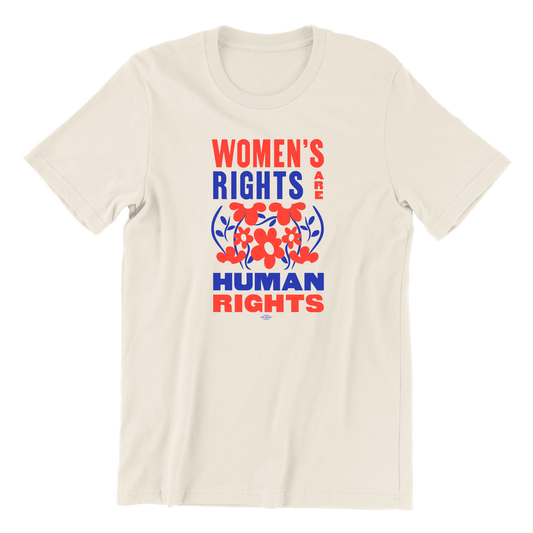 Women's Right Are Human Rights Floral T-Shirt
