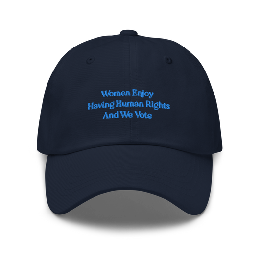 Women Enjoy Human Rights and We Vote Hat