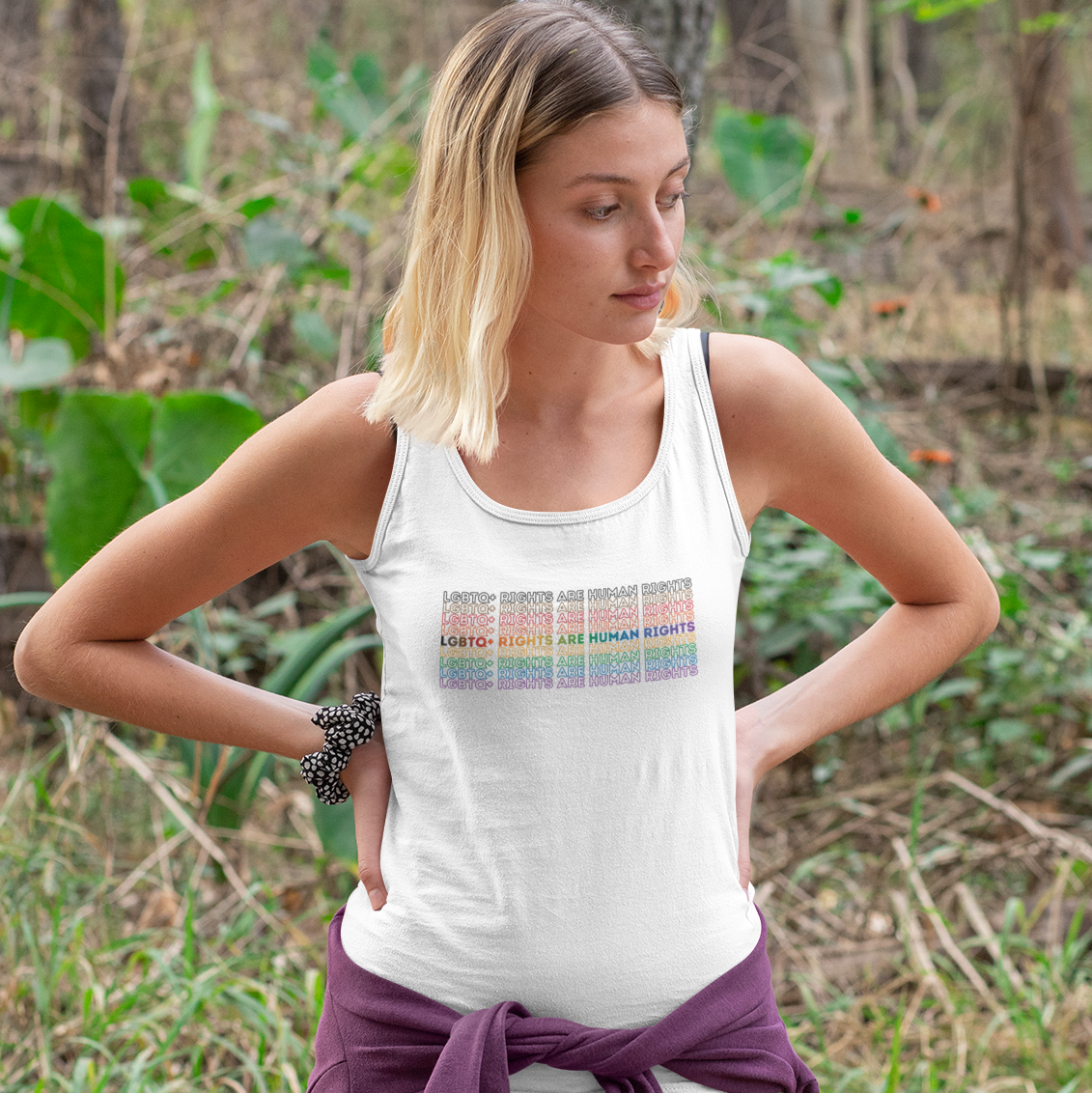 LGBTQ+ Rights Are Human Rights Pride Tank