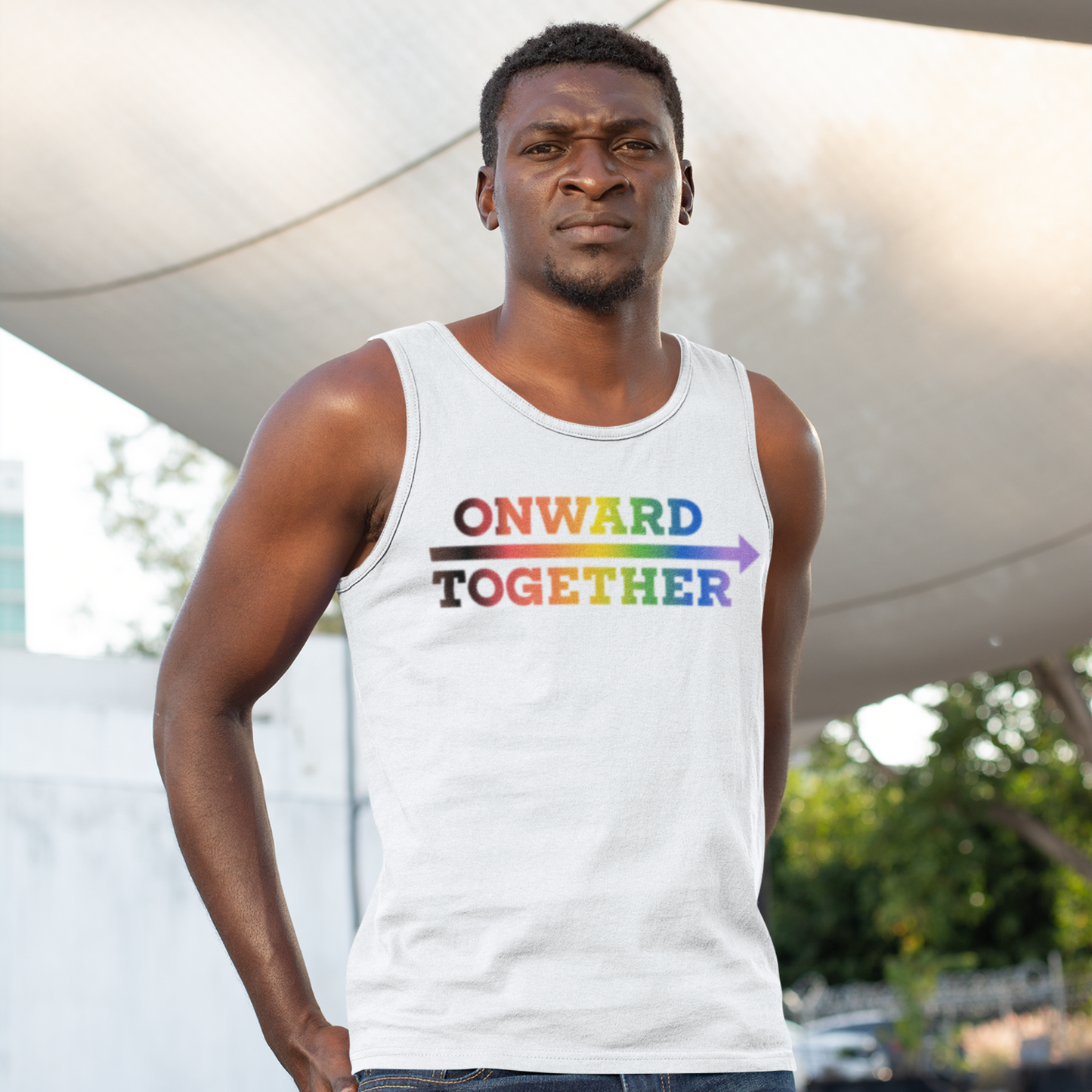 Onward Together Pride Logo T-Shirt and Tank