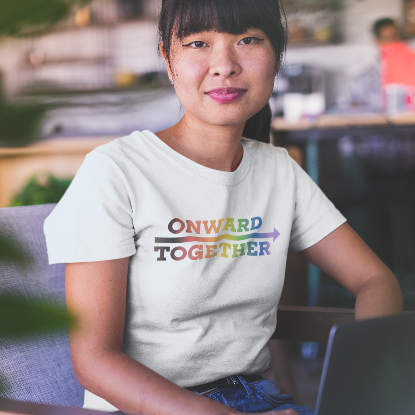 Onward Together Pride Logo T-Shirt and Tank