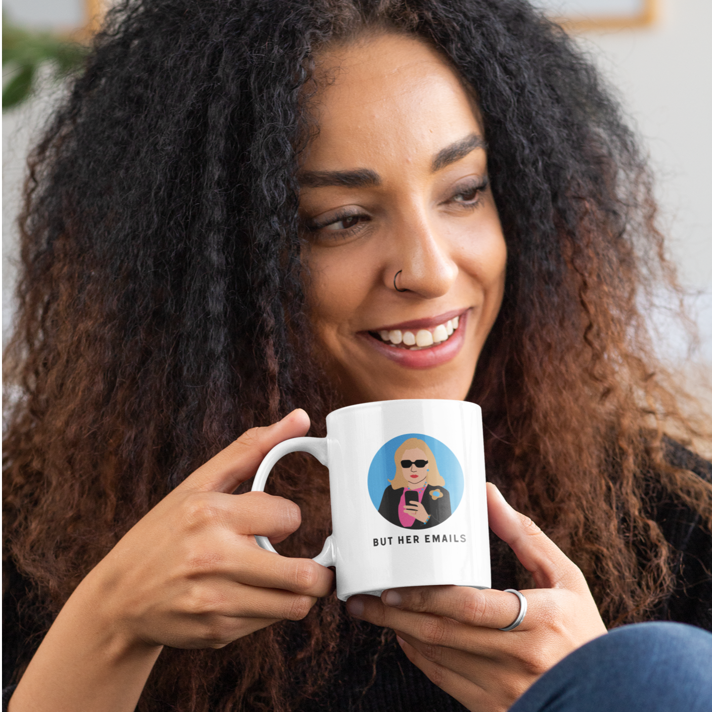 But Her Emails Ceramic Mug