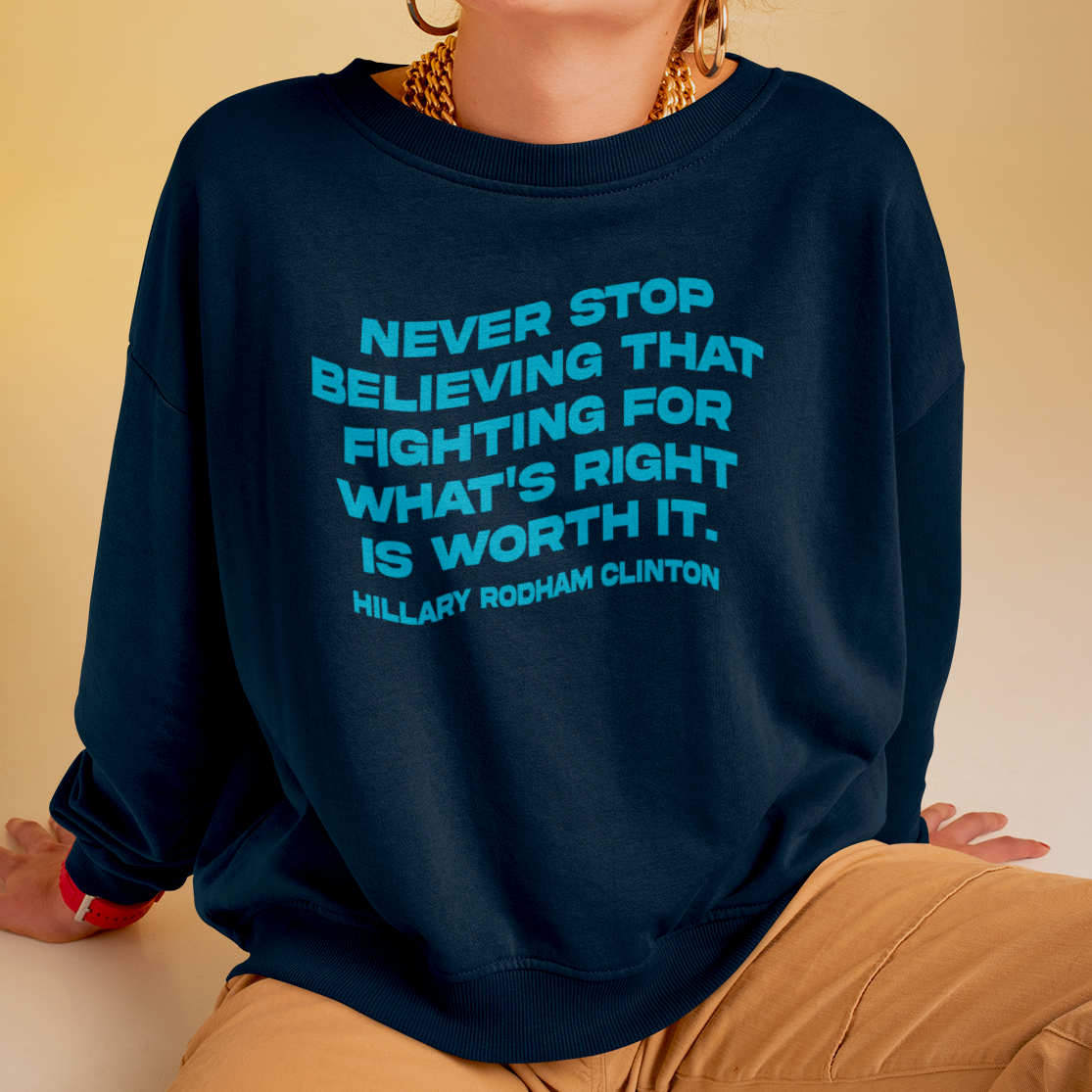 Never Stop Believing Crewneck Sweatshirt